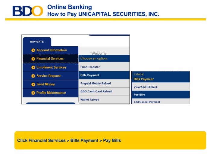 How to pay at BDO Online for your UTrade PH Stock Market Investment